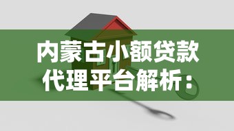 内蒙古小额贷款代理平台解析：流程、优势与避坑指南