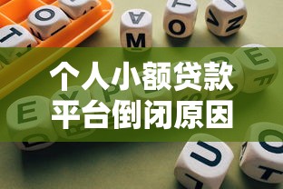 个人小额贷款平台倒闭原因与应对指南