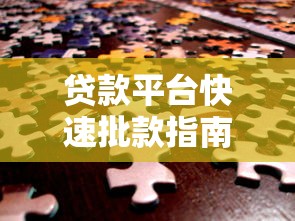 贷款平台快速批款指南：如何安全高效获得资金