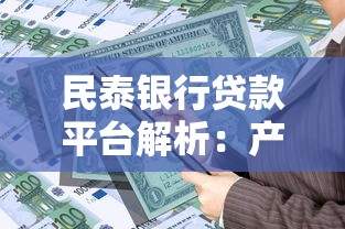 民泰银行贷款平台解析：产品、申请条件及用户评价