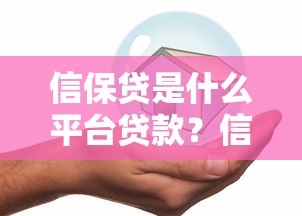 信保贷是什么平台贷款？信用保证保险贷款全解析
