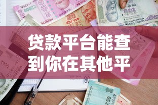贷款平台能查到你在其他平台的借款记录吗？这几点必须知道