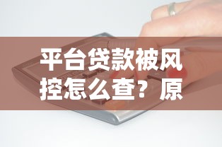 平台贷款被风控怎么查？原因分析及解决办法