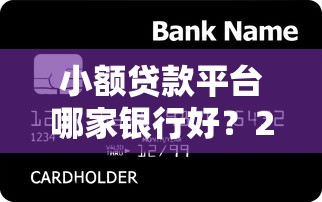 小额贷款平台哪家银行好？2023正规低息渠道推荐