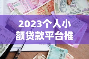 2023个人小额贷款平台推荐：快速到账与低息选择
