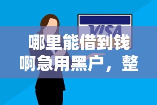 哪里能借到钱啊急用黑户，整合5个征信花了还能贷款的正规平台