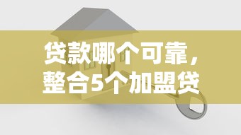 贷款哪个可靠，整合5个加盟贷款平台做代理