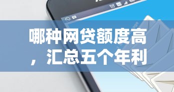 哪种网贷额度高，汇总五个年利率低的网贷平台