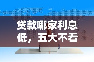 贷款哪家利息低，五大不看征信不是网贷平台