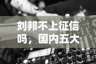刘邦不上征信吗，国内五大黑户能过的网贷平台