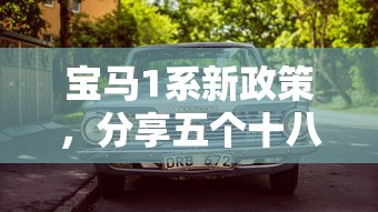 宝马1系新政策，分享五个十八岁贷款平台