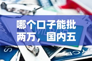 哪个口子能批两万，国内五大可以预支500元的平台