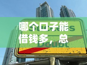 哪个口子能借钱多，总结五个借款平台可以贷款20万