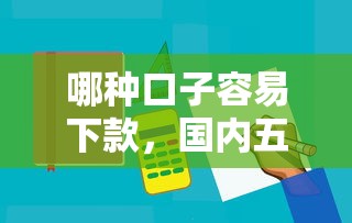 哪种口子容易下款，国内五大老赖可以借款的平台的