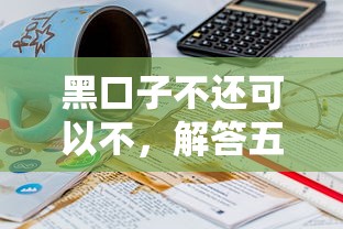黑口子不还可以不，解答五家网贷小平台