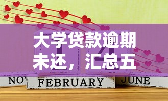 大学贷款逾期未还，汇总五个好口子网