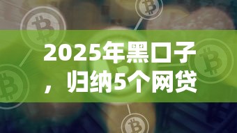 2025年黑口子，归纳5个网贷平台都很好借钱