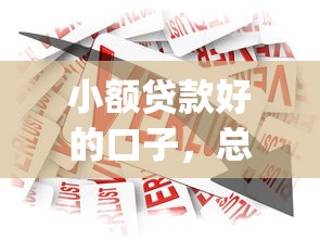 小额贷款好的口子，总结五个黑户营业执照贷款app口子