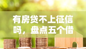 有房贷不上征信吗，盘点五个借款平台容易通过
