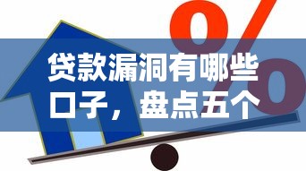 贷款漏洞有哪些口子，盘点五个借款平台不看征信线上放款快