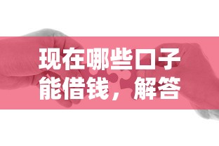 现在哪些口子能借钱，解答五家像花薪一样能借30天的口子