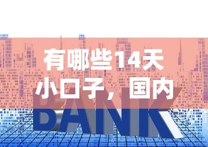 有哪些14天小口子，国内五大贷款平台名字大全