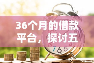 36个月的借款平台，探讨五款36期贷款平台
