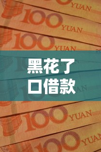 黑花了口借款的口子，介绍五个中国贷款平台