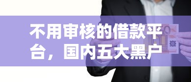 不用审核的借款平台，国内五大黑户平台最容易借到钱