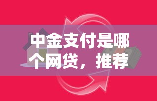 中金支付是哪个网贷，推荐五个利息最低的贷款平台