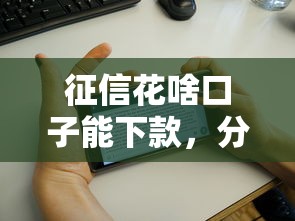 征信花啥口子能下款，分析五个国家正规借款平台