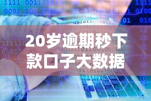 20岁逾期秒下款口子大数据花也能下