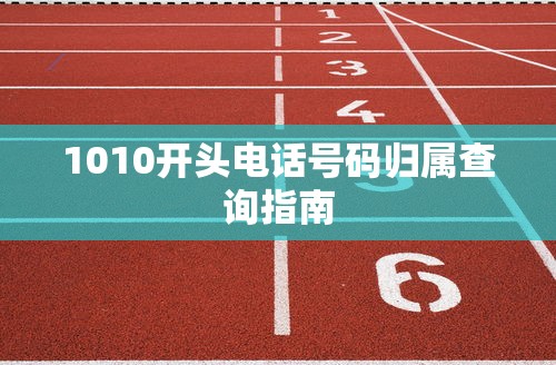 1010开头电话号码归属查询指南