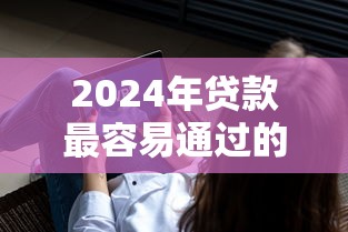 2024年贷款最容易通过的口子
