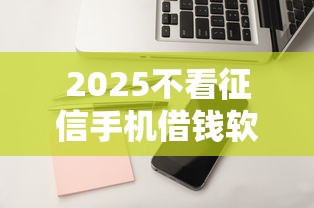 2025不看征信手机借钱软件推荐