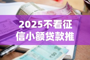 2025不看征信小额贷款推荐