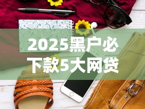2025黑户必下款5大网贷口子推荐