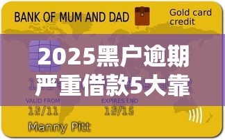 2025黑户逾期严重借款5大靠谱平台