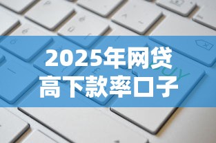 2025年网贷高下款率口子推荐