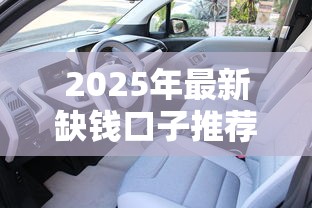 2025年最新缺钱口子推荐大全
