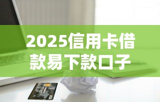 2025信用卡借款易下款口子推荐