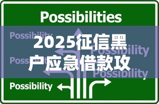 2025征信黑户应急借款攻略