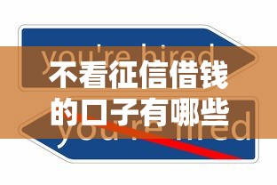 不看征信借钱的口子有哪些