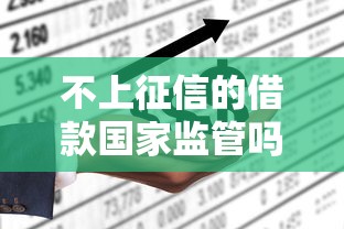 不上征信的借款国家监管吗