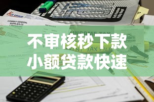 不审核秒下款小额贷款快速到账