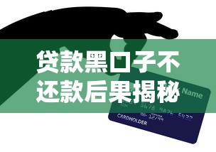 贷款黑口子不还款后果揭秘