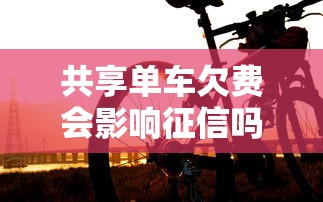 共享单车欠费会影响征信吗