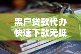 黑户贷款代办快速下款无抵押