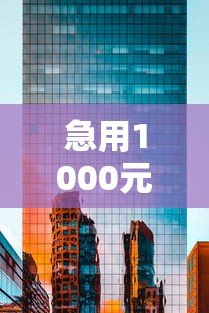 急用1000元14天下款必过平台
