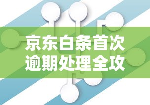 京东白条首次逾期处理全攻略